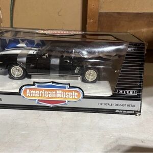 Nascar Black and Gold Die-Cast Model Car